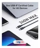 Кабель Anker 543 USB C to USB C Cable 240W 3 метра (A80E7011) - изображение 4
