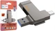 USB Флеш накопитель Hoco UD15 Clever USB3.2 TypeC flash drive (USB-A/TypeC) 64GB Metal Grey (38611) - изображение 1