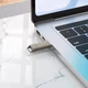 USB Флеш накопитель Hoco UD13 Clever USB3.2 USB flash drive 256GB Metal Grey (38596) - изображение 5