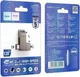 USB Флеш накопитель Hoco UD14 Clever USB3.2 TypeC mini flash drive (USB-A/TypeC) 128GB Metal Grey (38599) - изображение 3