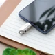 USB Флеш накопичувач Hoco UD8 Smart TypeC USB drive 2в1 (USB-A/TypeC) 32GB Silver (38549) - зображення 4