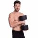 Гантель цільна професійна з поліуретановим покриттям TECHNOGYM (LN-1254-40) 1шт 40кг Чорний-сірий - зображення 5
