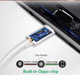 Кабель Super VOOC Flash Charge для Oppo 80W / 8A 1m USB на Type-C / USB-C (QC03) (018634) (white) - изображение 3