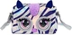 Интерактивная сумочка Purse Pets Metallic Mood Flashy Frenchie Стильная Зебра (6066596) - изображение 5