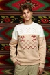 Чоловічий бежевий світшот Грудень 3 3XL UKRS-9977 UkrGlamour - изображение 3