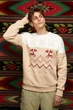 Чоловічий бежевий світшот Грудень 3 3XL UKRS-9977 UkrGlamour - изображение 6