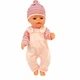 Одежда для куклы Беби Борн / Baby Born 40-43 см набор одежды комбинезон кофта шапочка Розовый 8523 - изображение 4