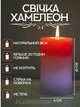 Воскова декоративна свічка Mood Magic 7 кольорів зі справжнім полум'ям і LED-підсвіткою - зображення 2