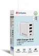 Ładowarka sieciowa Verbatim USB 30W, PD 3.0/QC 3.0 White (49701) - obraz 2