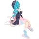Коллекционная фигурка Hatsune Miku сидячая из ПВХ пластика 15 см, статуэтка Хацуне Мику декоративная для интерьера - изображение 6
