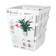 Вазон Idel Flowerbox квадратний сірий/білий 17см (740033) - изображение 2