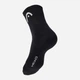 Набор мужских носков высоких хлопковых HEAD All Sports Training Short Crew 3P 701229016-001 43-46 3 пары Черный (8720245769723) - изображение 3