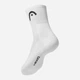 Набор мужских носков высоких хлопковых HEAD All Sports Training Short Crew 3P 701229016-002 35-38 3 пары Белый (8720245769198) - изображение 3