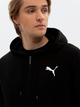 Толстовка на флісі на блискавці чоловіча Puma Hoodie 586702 51 M Чорна (4063697312463) - зображення 2