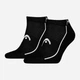 Набор мужских носков коротких HEAD All Sports Performance Quarter 2P 701229023-001 43-46 2 пары Черный (8720245770095) - изображение 1