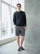 Шорты хлопковые короткие мужские Uniqlo 334881849 2XL Серые (1159816580) - изображение 17
