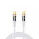 Кабель USB C Power Delivery 1 м UWarmSof шнур для iphone apple быстрой зарядки смартфона телефона android ios ipad передачи данных 60 Вт белый - изображение 2