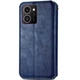 Чехол Deexe Rhombus Wallet для HMD Skyline - Blue - изображение 5