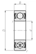 Подшипник 6214 ZZ P6 C3 (76-80214) BBC-R 70×125×24 для электродвигателей, генераторов и промышленного оборудования - изображение 2