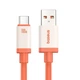 Кабель Type-C на USB Baseus 0℃ Series Fast Charging Data Cable (2m, 100W, 6A, 480 Mbps). Canyon Coral - зображення 3