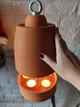 Камин светильник свечной Сонетто KeramaTato терракотовый керамический зборный средний для обогрева рук КСССЕК 18*37см - изображение 7