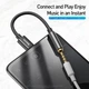 Адаптер BASEUS Type-C Male to 3.5mm L54 (CATL54-01) черный - изображение 7