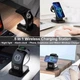 Беспроводная универсальная зарядная станция 5 в 1 Earldom ET-WC37 15W для iPhone AirPods Apple Watch и подсветкой MagSafe Black - изображение 5