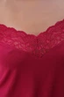 Топ Leinle 50(2XL) Бордовий (106705) - зображення 3