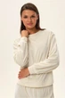 Пижама: джемпер и брюки Esotiq 50(2XL) Светло-молочный-3 (106603) - изображение 4