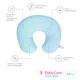 Подушка Sonex BabyCare для вагітних і годування 58x54x17 см Блакитна (SO102495) - зображення 2