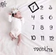 Пелёнка Фотофон для фотосессий для новорождённого по месяцам Солнце 100 x 100 см - изображение 1