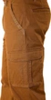 Флісові джинси Smith's Relaxed Fit Workwear Men's Canvas Fleece Lined 5 Pocket Pant Color: Camel Brown S1126S W34 L34 - изображение 4