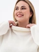 Свитер оверсайз женский Garne Jeremiah 3042451 4XL-5XL Белый (GR2000003044672) - изображение 5