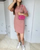 Летнее мини-платье пыльная роза Boohoo 9330 M (44) - изображение 9