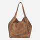 Torebka shopper damska ze skóry naturalnej Look Made With Love 570 Sling Bag Brązowa (5903999313197) - obraz 2