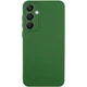 Чохол TPU GETMAN Liquid Silk Full Camera Samsung Galaxy S24 FE Зелений / Dark green - зображення 1