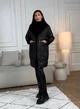 Fashions • Пальто женское стеганое Лили Fashions 50-52 черный (9373-мо) - изображение 5