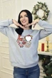БЕЗ БРЕНДУ • Свитшот женский Sens Fashions 50-52 светло-серый (4226-фг) - изображение 2
