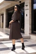 Fashions • Женское платье Berry Fashions 46-48 шоколад (8011-фг) - изображение 3