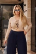 Fashions • Женские штаны-палаццо Gait Fashions 42-44 темно-синий (1715-фг) - изображение 2