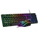 Игровой комплект клавиатура и мышь наушники коврик 4в1 Linmoni TF-400 Kit с RGB подсветкой для геймеров - изображение 1