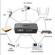 ДБЖ Yepo для роутера терміналу ONU Smart UPS DCL 18W 10400mAh DC/5V/9V/12V POE-15-24V USB Type-C - зображення 8