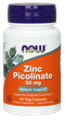 Піколінат цинку Now Foods Zinc Picolinate 50 мг, 60 капсул (NOW-01550) - изображение 1