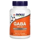 ГАМК NOW Foods (Гамма-аміномасляна кислота) (GABA) 500 мг 100 шт - зображення 1
