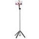 Селфи-монопод HOCO Wave four-leg live broadcast holder K18 Bluetooth 4.0 Черный - изображение 5