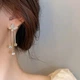 Сережки довгі у формі Метелики з кистями ланцюжками та стразами 2 шт. Золотистий - зображення 3