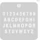 Szablon Vallejo ST-LET002 Stencils Stamp Font 1:35 (8429551986519) - obraz 2