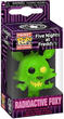 Брелок Funko Pocket POP Keychain Five Nights at Freddys Radioactive Foxy 4 см (0889698596947) - зображення 1