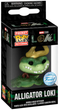 Брелок Funko Pocket POP Keychain Marvel Alligator Loki 4 см (0889698740272) - зображення 1