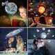 Нічник проектор зоряного неба з 13 змінними катриджами та обертанням Galaxy Projector 360° лампа з проекцією сузір'їв та таймером - зображення 12